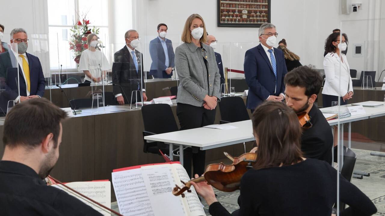 Der Festakt im Salzburger Landtag wurde musikalisch umrahmt.  