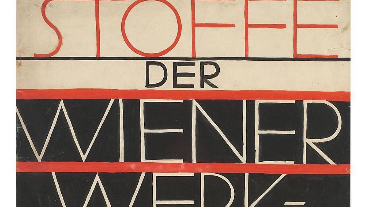 Entwurf für ein WW-Plakat (Ausschnitt) von Maria Likarz, 1928.   Entwurf für ein WW-Plakat (Ausschnitt) von Maria Likarz, 1928.