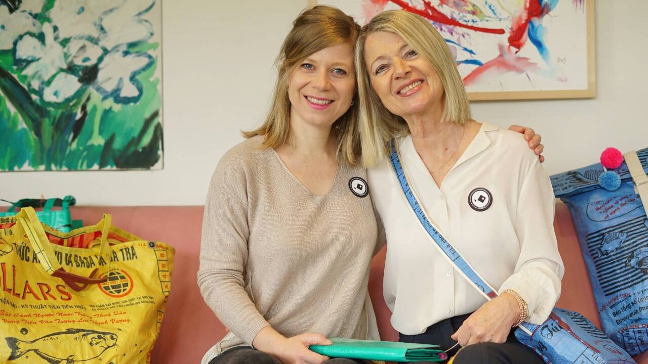 Ein eingespieltes Team: Unternehmerin Sissi Vogler und Mama Isolde Vogler. 