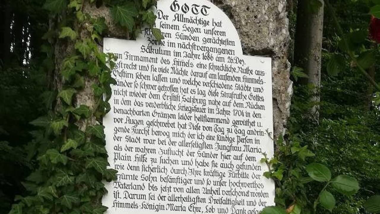 Die Inschrift erzählt über die Stifterperson und ihre Beweggründe.  