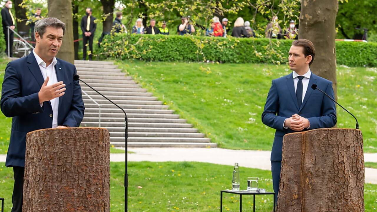 Bundeskanzler Kurz bei CSU-Chef Söder 