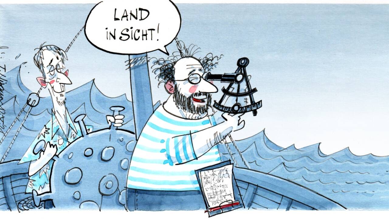 Voll auf Kurs ... 