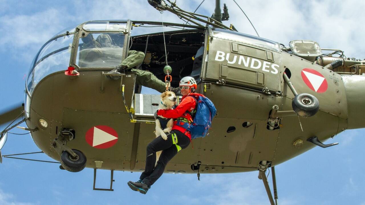 Christina Morano (Mühlbach am Hochkönig) mit ihrem Rüden Sky.  