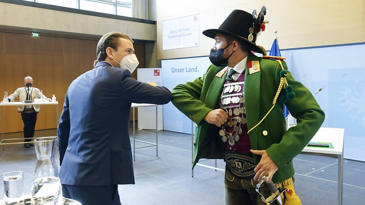 Kurz verspricht in Tirol weitere Lockerungen 