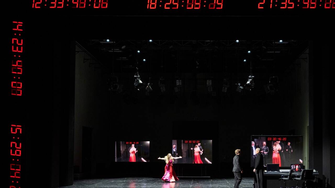 Il trionfo del Tempo e del Disinganno 2021: Mélissa Petit (Bellezza), Lawrence Zazzo (Disinganno), Charles Workman (Tempo) 