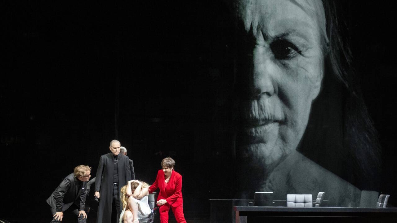 Il trionfo del Tempo e del Disinganno 2021: Lawrence Zazzo (Disinganno), Charles Workman (Tempo), Mélissa Petit (Bellezza), Cecilia Bartoli (Piacere) 