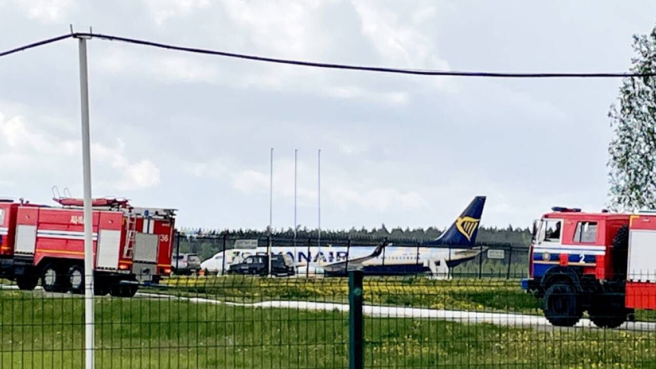 Die Ryanair-Maschine war von Athen nach Vilnius unterwegs 