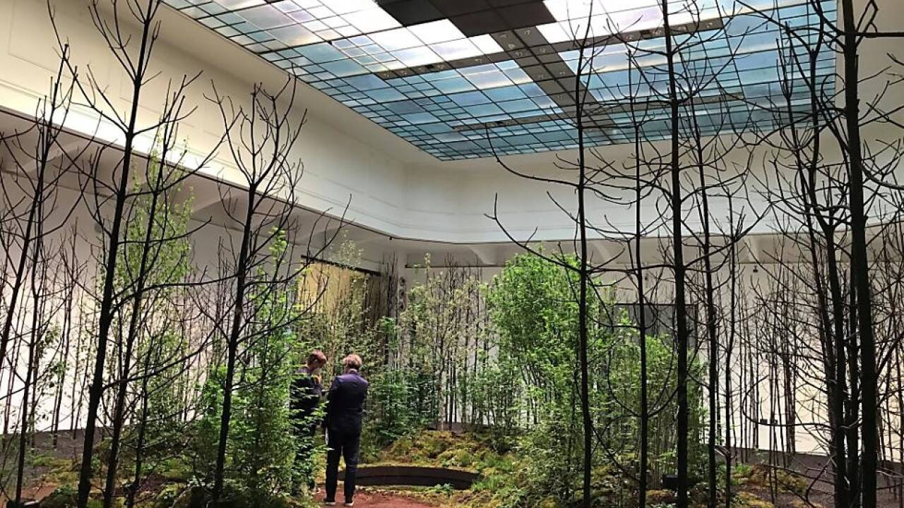 Die Installation 'Invocation for Hope' bei der 'Vienna Biennale' im MAK 
