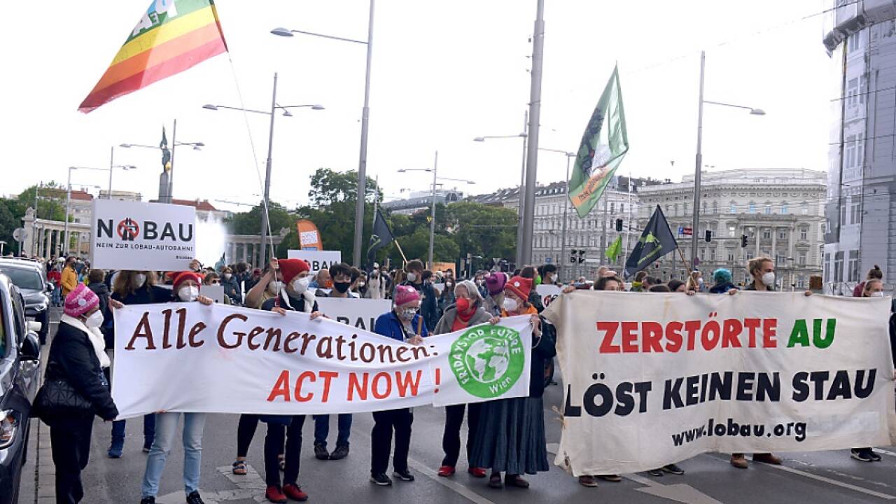Demozug führte durch Wiener Innenstadt 