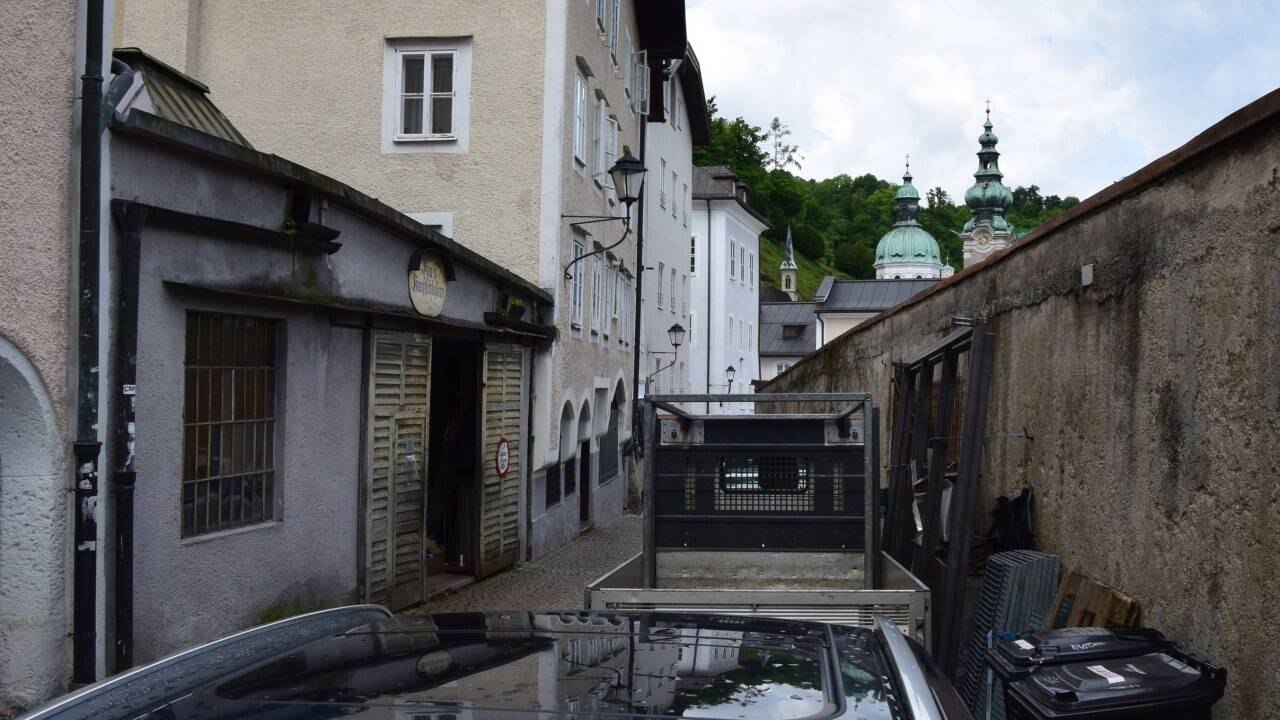 Eher beengt geht es in der Herrengasse zu. 