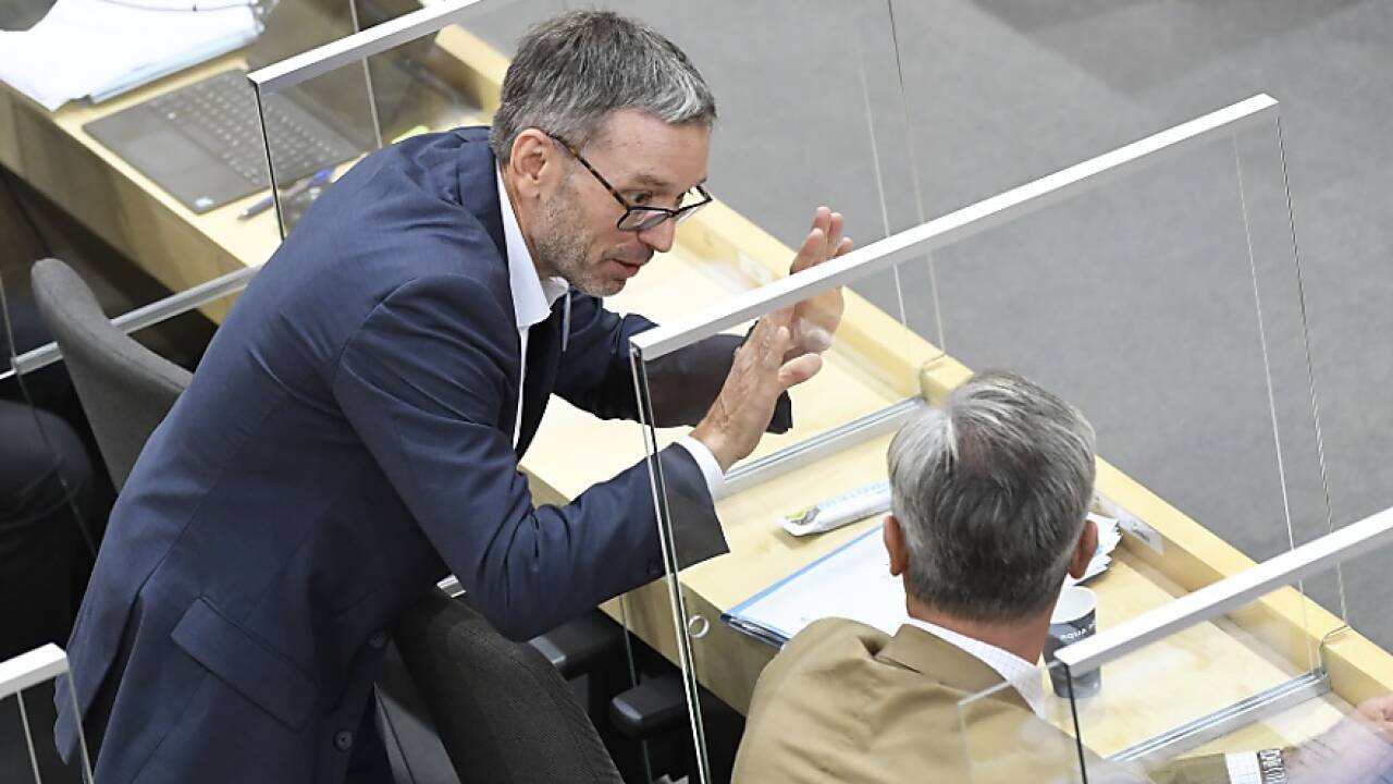 Kickl und Hofer auf einem Archivbild.  