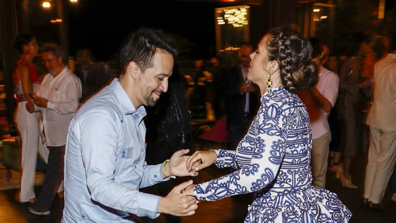 Lin-Manuel Miranda und Vanessa Nadal bei der Tribeca Eröffnung 