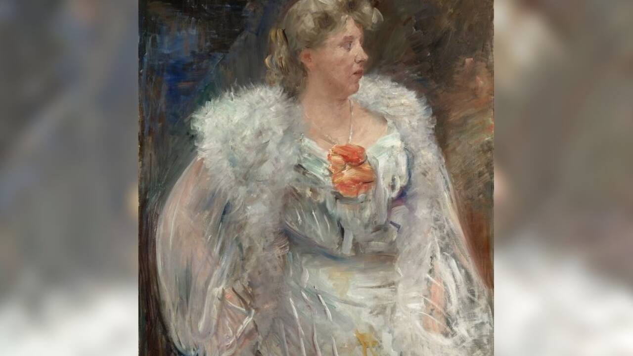 Lovis Corinth, Die Sängerin Frieda Halbe, 1905 