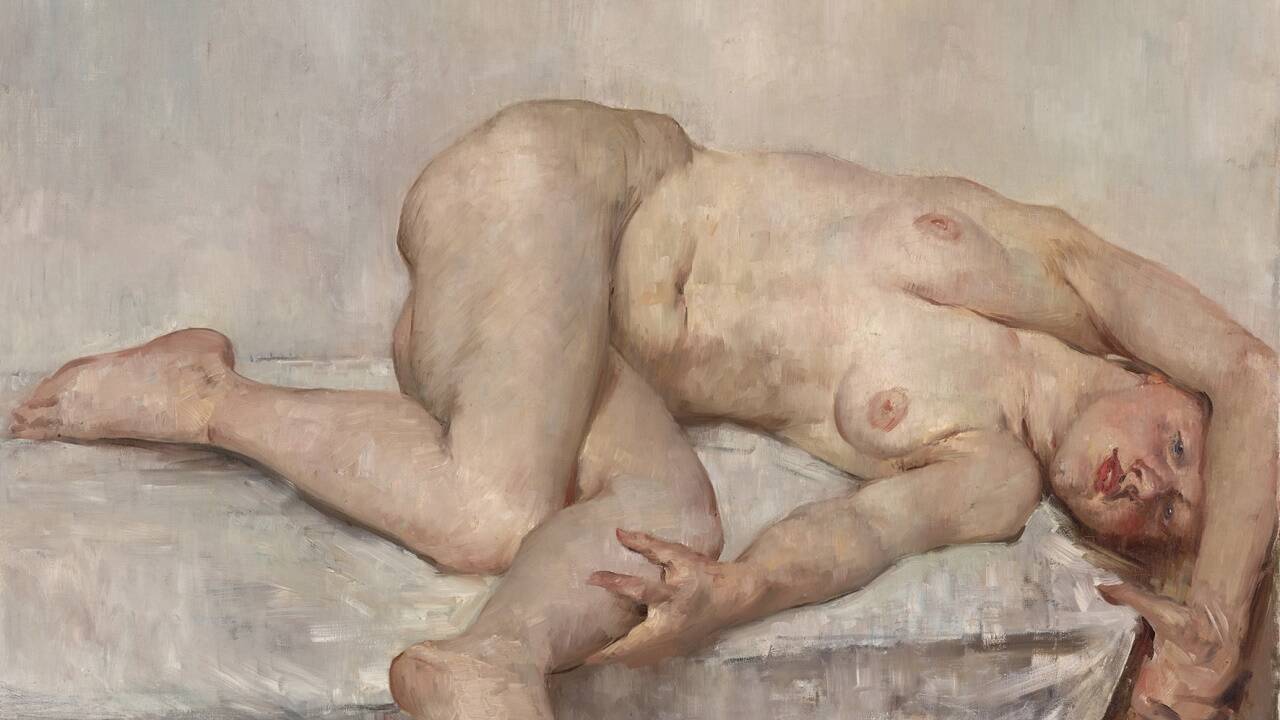 Lovis Corinth, Liegender weiblicher Akt, 1907 