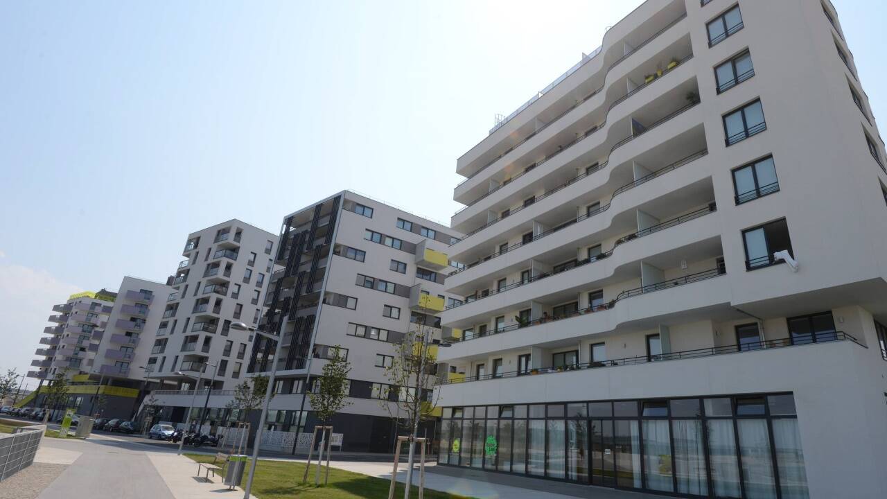 Auch die Seestadt Aspern trägt zum Wohnbauboom in Wien-Donaustadt, dem 22. Bezirk, wesentlich bei.  