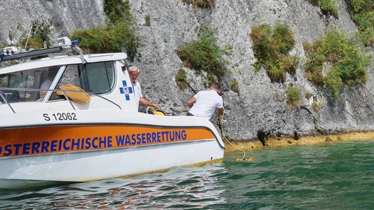 100 Rettungskräfte waren am Sonntag im Einsatz.  
