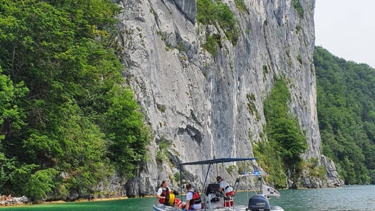 100 Rettungskräfte waren am Sonntag im Einsatz.  