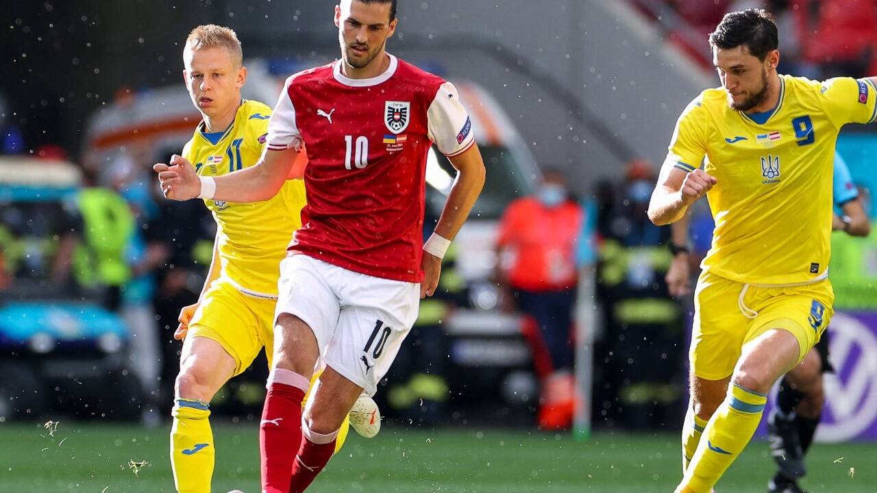 Florian Grillitsch steht bei dieser EM erstmals in der Startelf und überzeugt im zentralen Mittelfeld. 