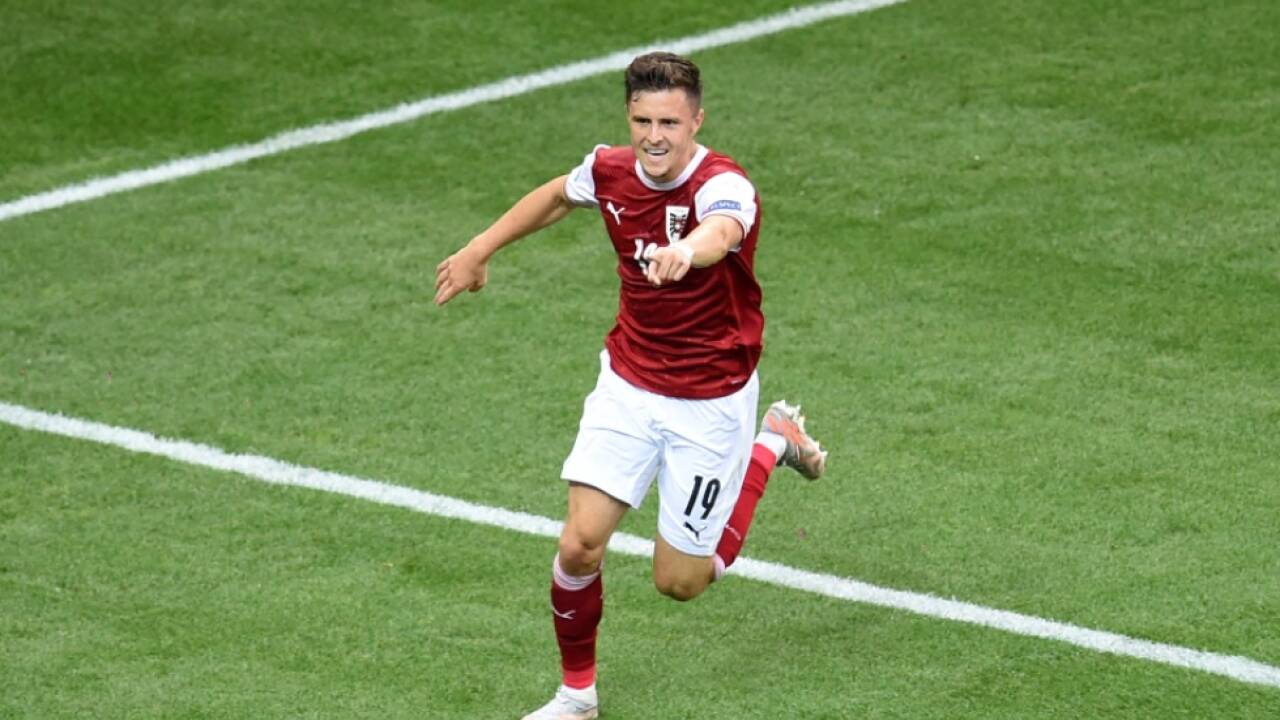 Baumgartner jubelt über sein bisher wichtigstes Tor im Nationalteam 