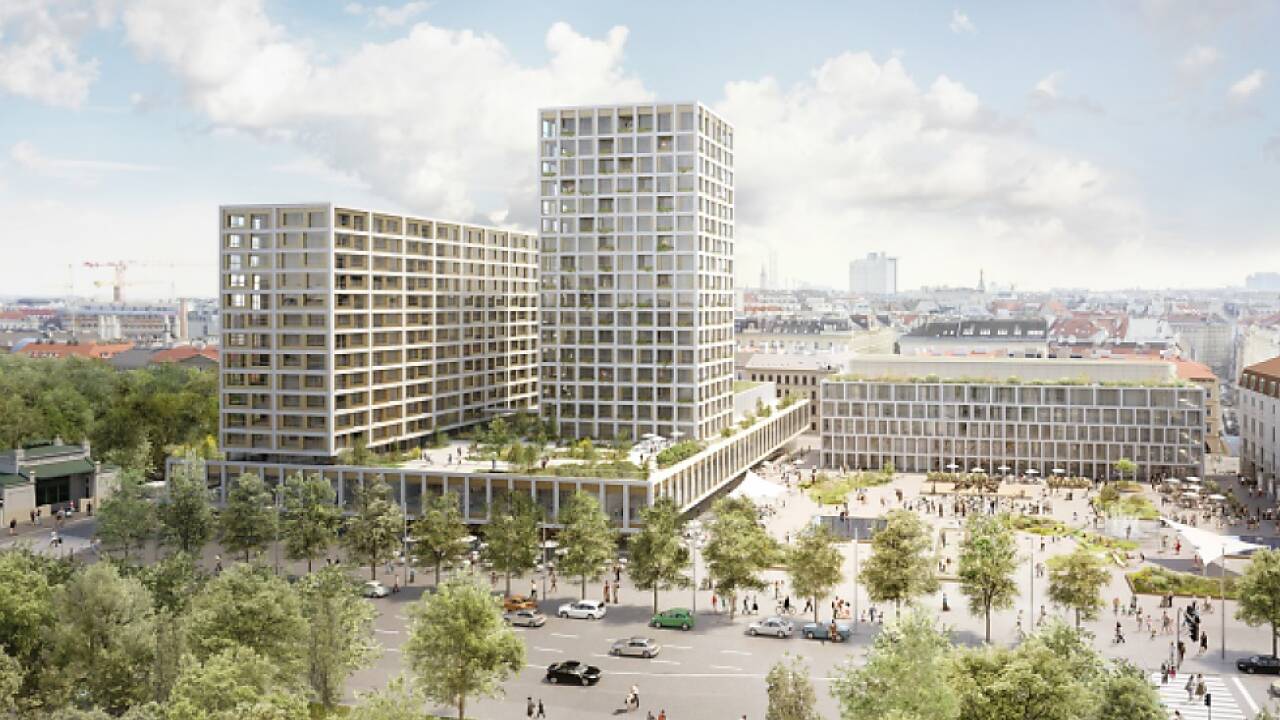 Anstoß des Welterbe-Streits: Die ursprüngliche Pläne für den Heumarkt 