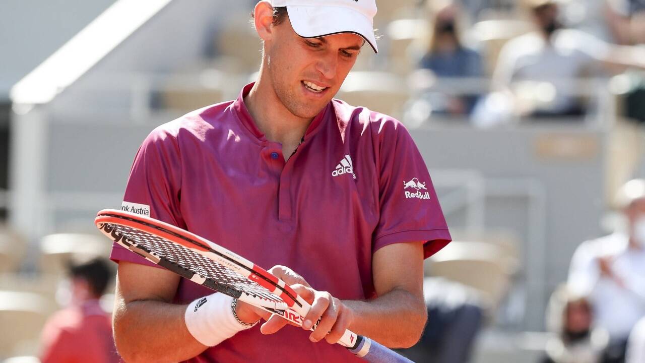 Muss den nächsten Rückschlag einstecken: Dominic Thiem. Muss den nächsten Rückschlag einstecken: Dominic Thiem.