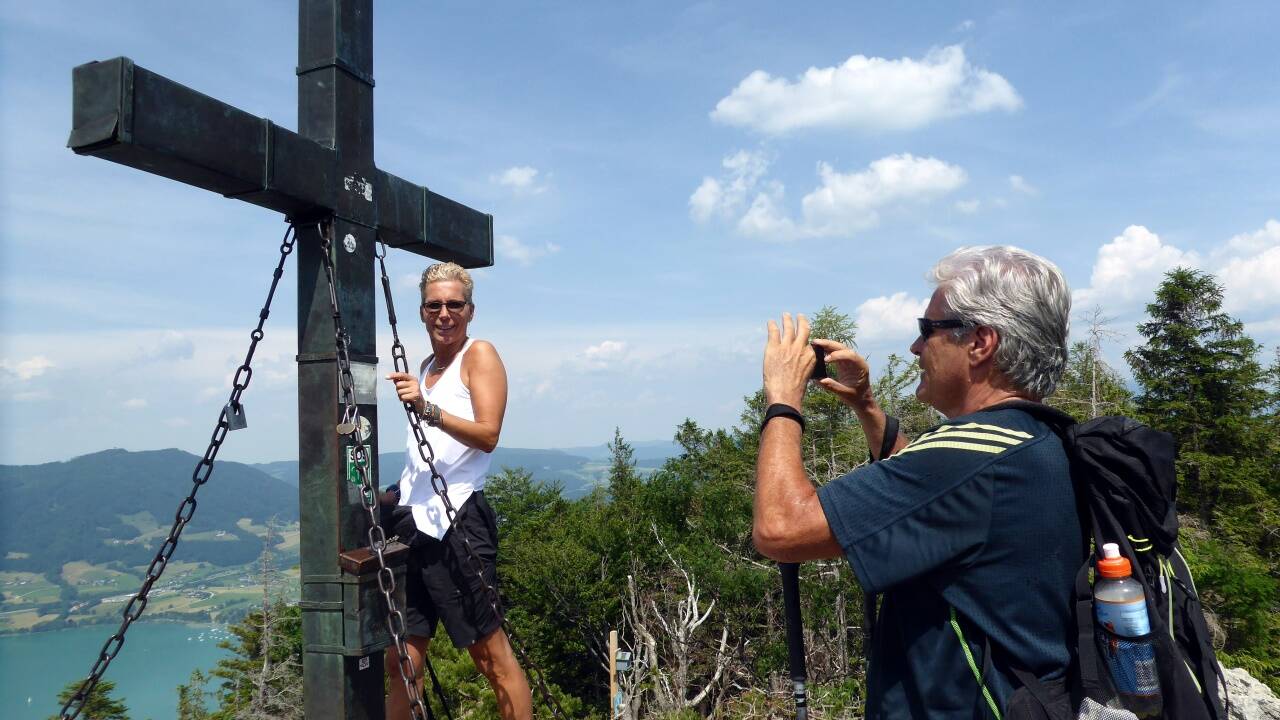 Ein Moment zum Festhalten am Almkogel.   Ein Moment zum Festhalten am Almkogel.
