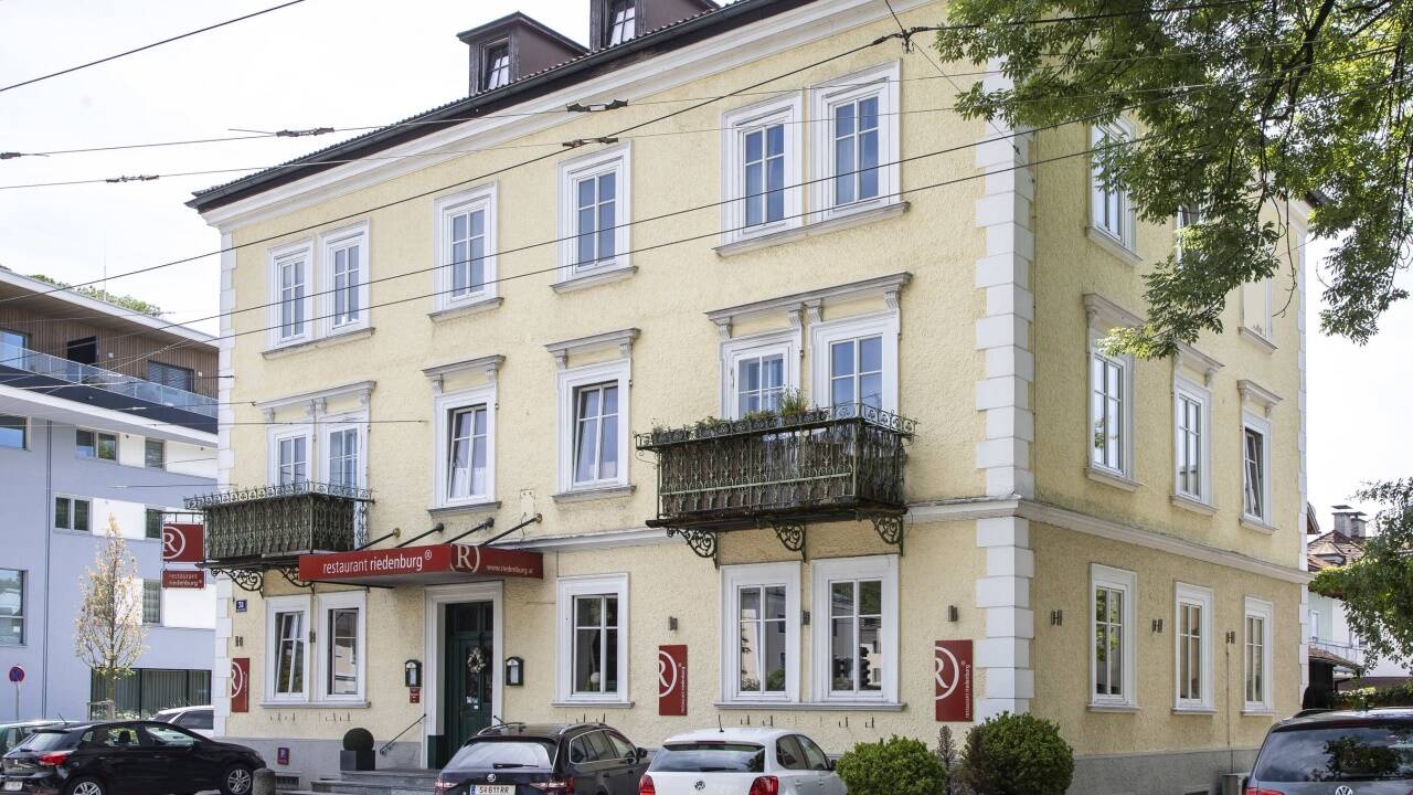 Das Restaurant Riedenburg. 
