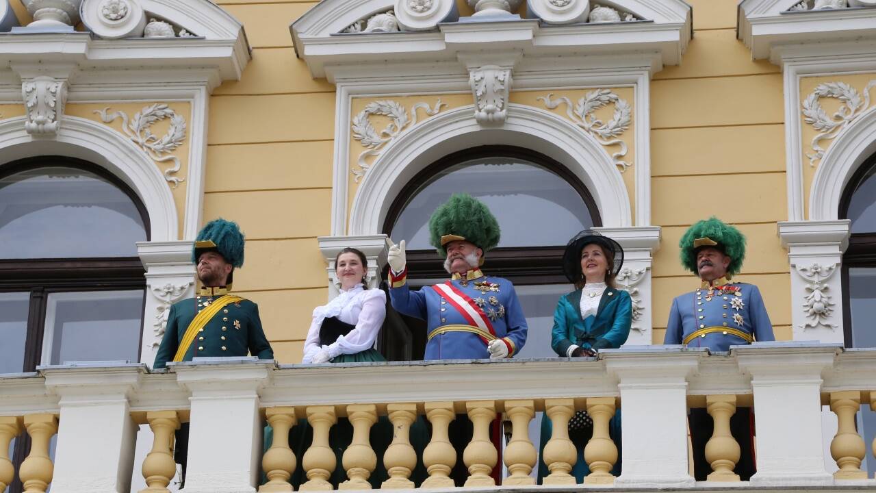 Der Kaiser in Ischl. 