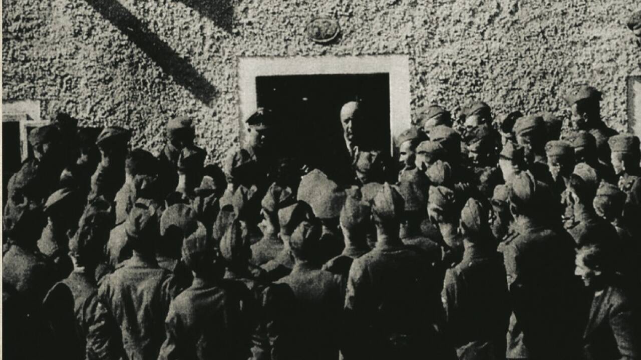 Georg Rinnerthaler bei seiner Verhaftung 1938. 