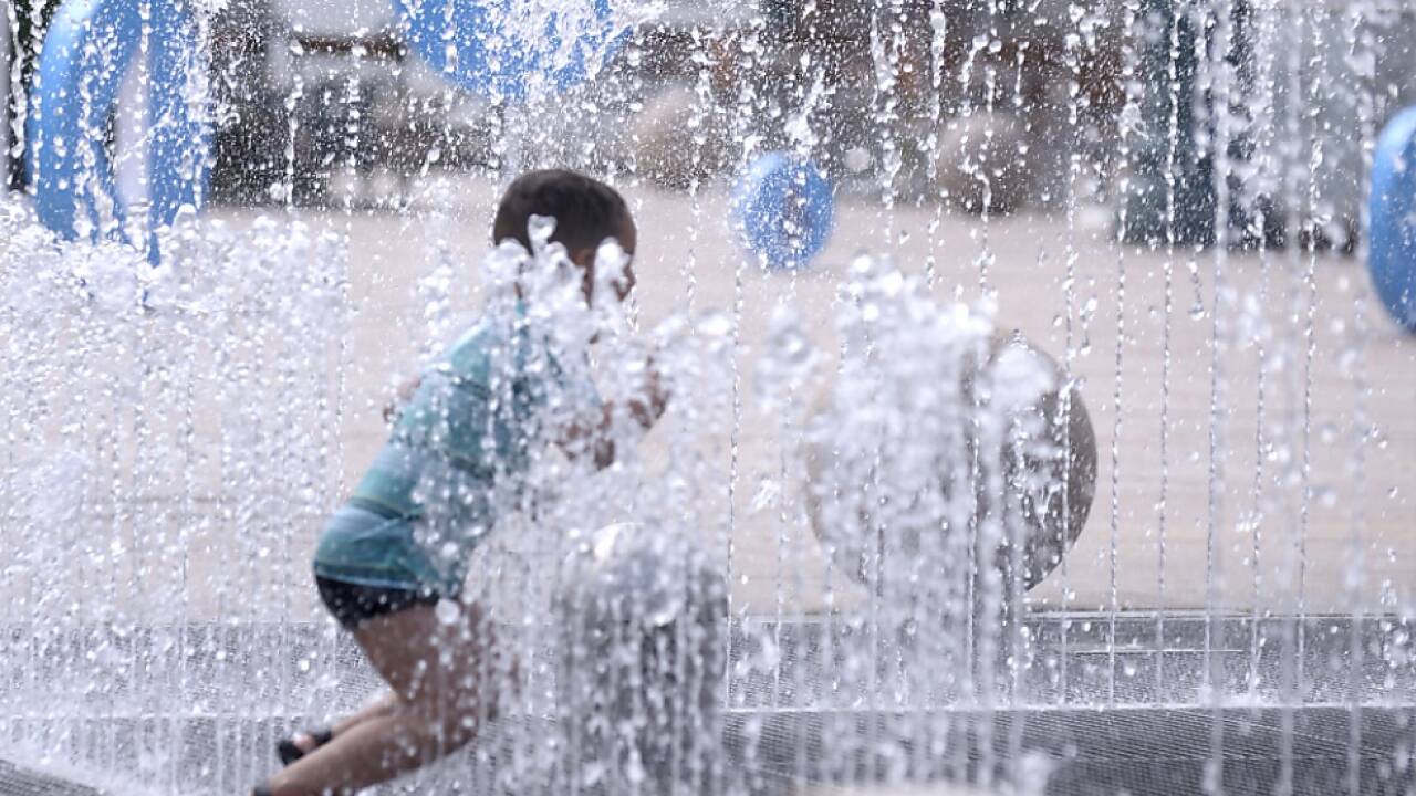 Nur im Wasser und in den Bergen war es kühl  Nur im Wasser und in den Bergen war es kühl