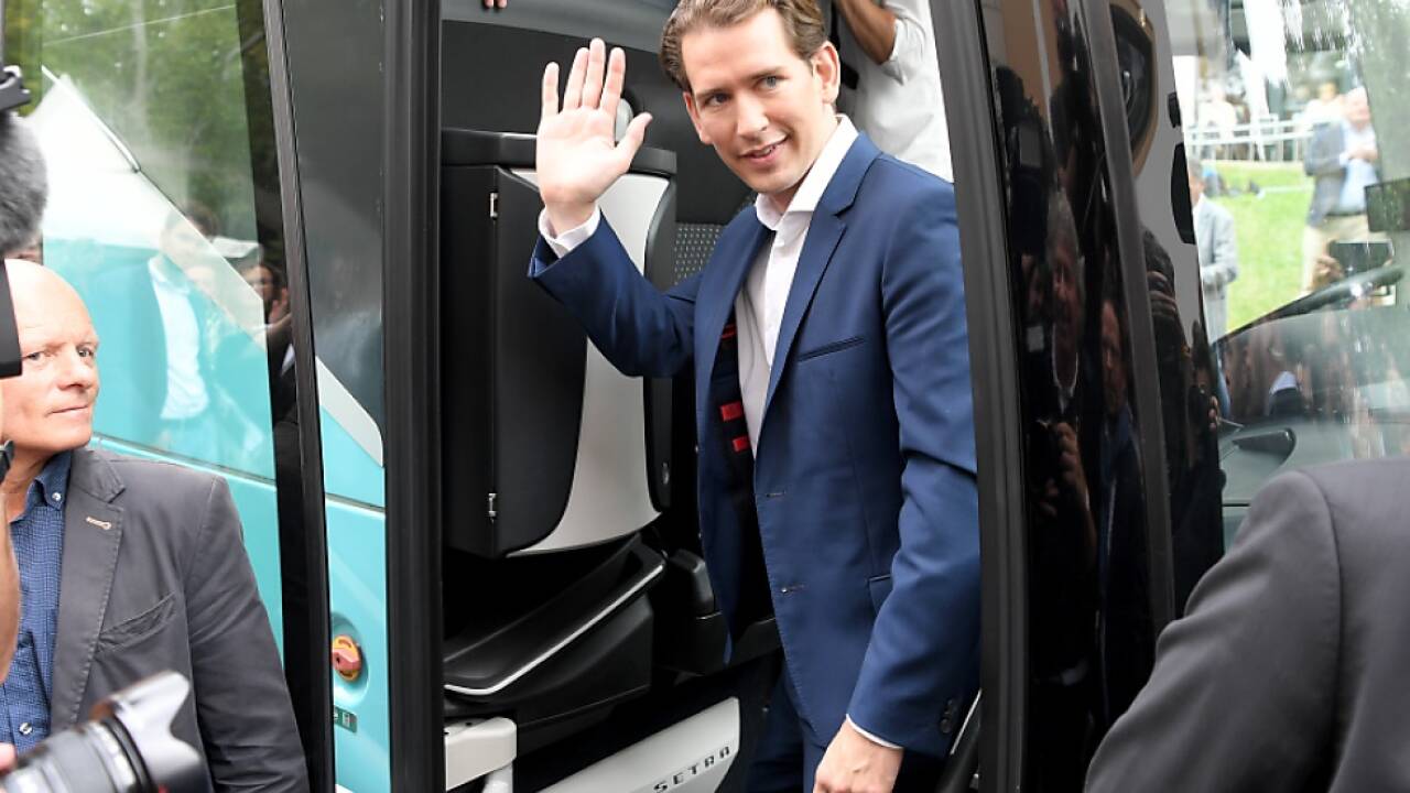 Der ÖVP-Chef begibt sich auf Reisen 