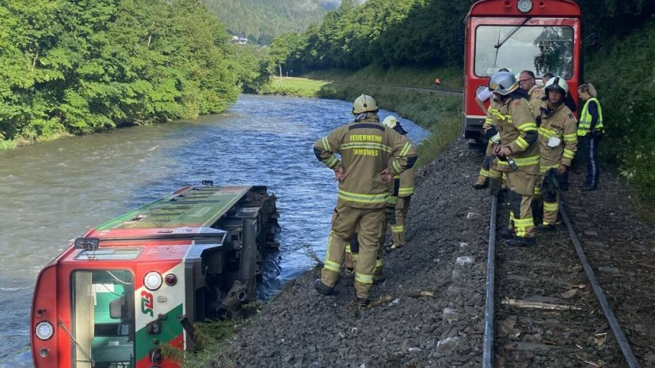 Der Zug entgleiste auf Streckenkilometer 50,9. 