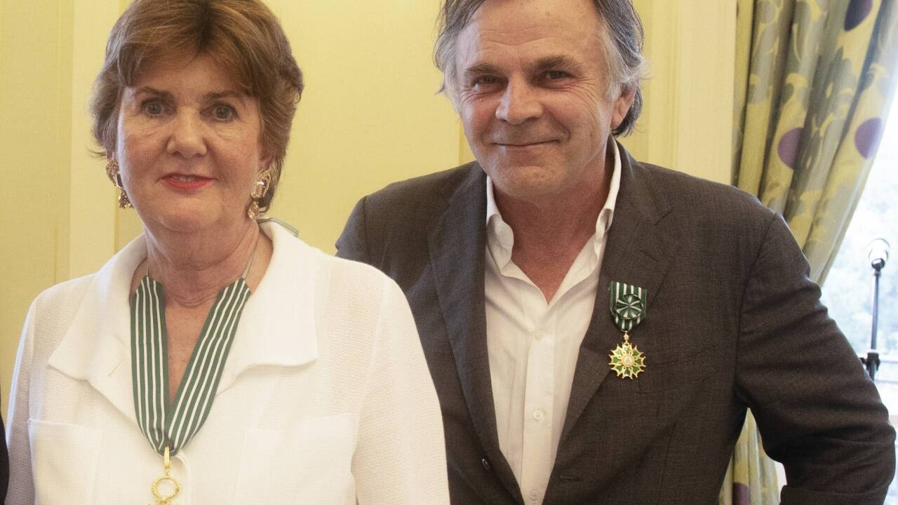 Intendant Markus Hinterhäuser und Festspielpräsidentin Helga Rabl-Stadler wurden am Freitag ausgezeichnet.  