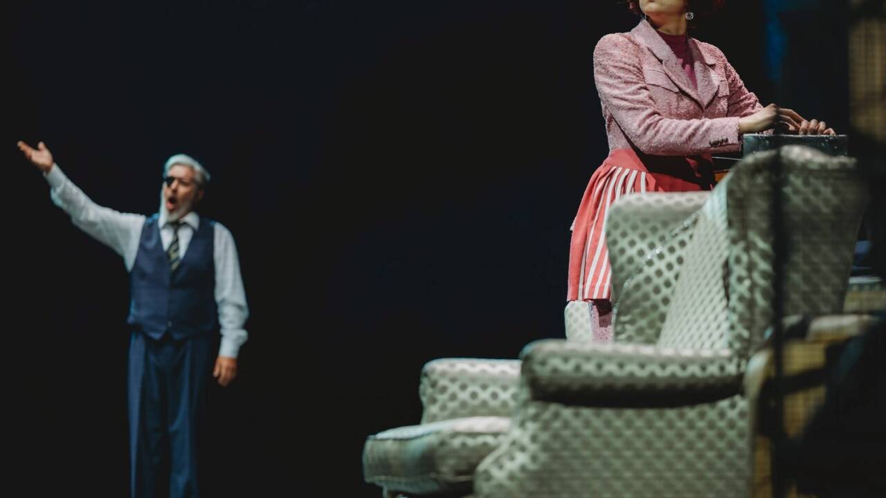 Bilder zu Brigitte Fassbaenders „Rheingold“-Inszenierung in Erl. Bilder zu Brigitte Fassbaenders „Rheingold“-Inszenierung in Erl.