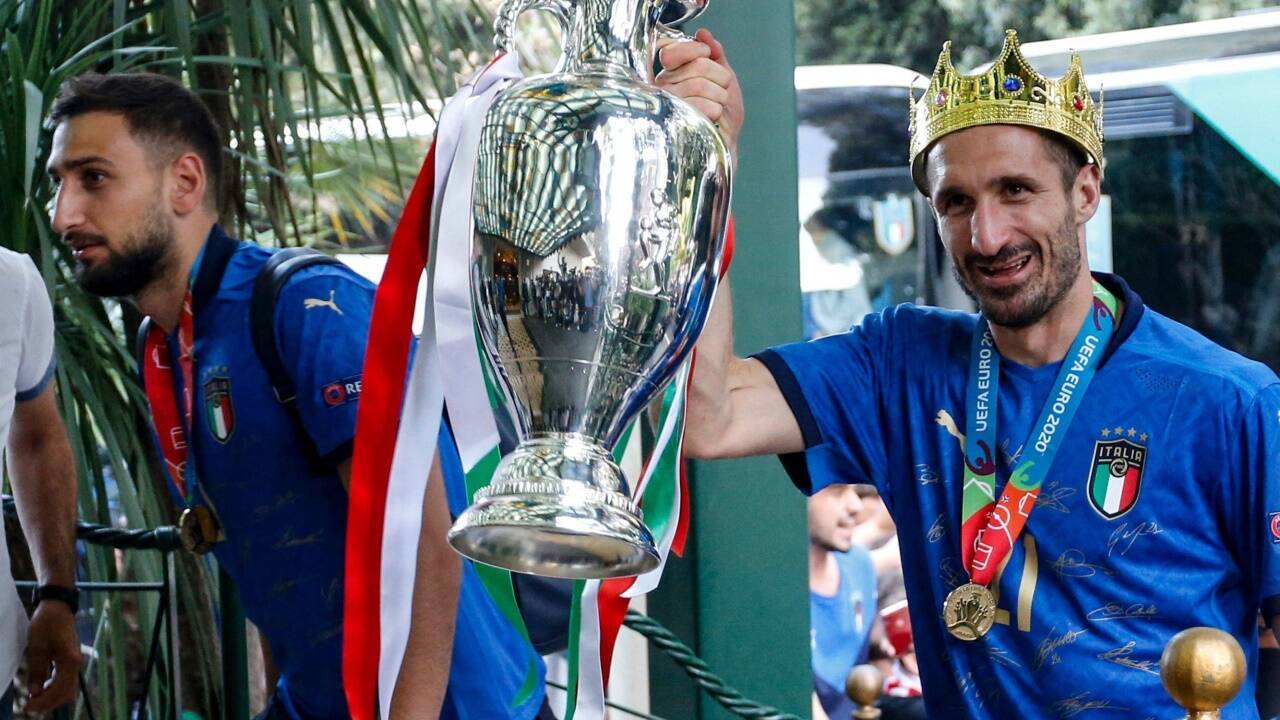 Italien jubelt über den EM-Titel. 