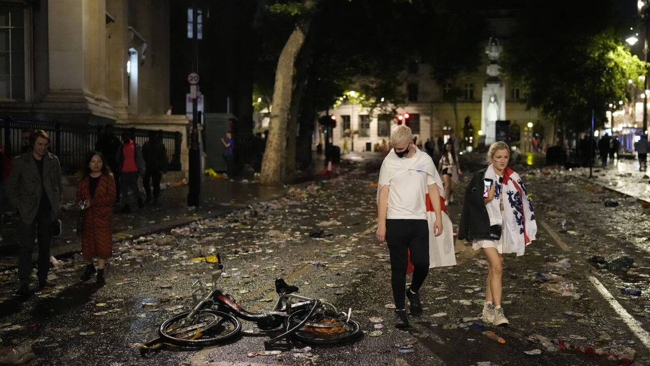 Enttäuschung vielerorts in der britischen Metropole London. 