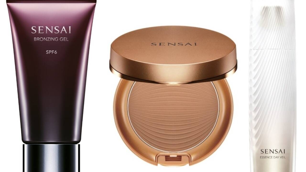 Die tägliche Dosis Sonnenschutz von Sensai: Das „Bronzing Gel SPF 6“ zaubert ein wenig Bräune, die trocken und feucht anwendbare Puder-Foundation „Silky Bronze Natural Veil Compact SPF 20“ und „Essence Day Veil SPF 30“ geben sicheren Schutz. Die tägliche Dosis Sonnenschutz von Sensai: Das „Bronzing Gel SPF 6“ zaubert ein wenig Bräune, die trocken und feucht anwendbare Puder-Foundation „Silky Bronze Natural Veil Compact SPF 20“ und „Essence Day Veil SPF 30“ geben sicheren Schutz.