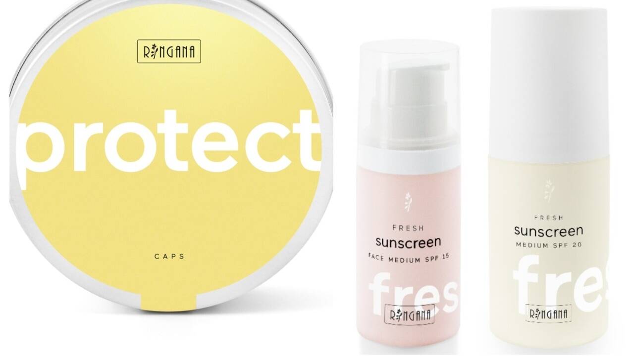 „Fresh Sunscreen face medium SPF 15“ vom Frischekosmetikhersteller Ringana aus der Steiermark ist eine biozertifizierte Sonnenpflege mit Baumwollextrakt, der zuverlässigen Schutz gegen UV-Licht, Blaulicht und Infrarotlicht bietet. „Fresh Sunscreen face medium SPF 15“ vom Frischekosmetikhersteller Ringana aus der Steiermark ist eine biozertifizierte Sonnenpflege mit Baumwollextrakt, der zuverlässigen Schutz gegen UV-Licht, Blaulicht und Infrarotlicht bietet.
