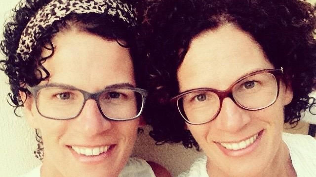 Simone links, Petra rechts. 