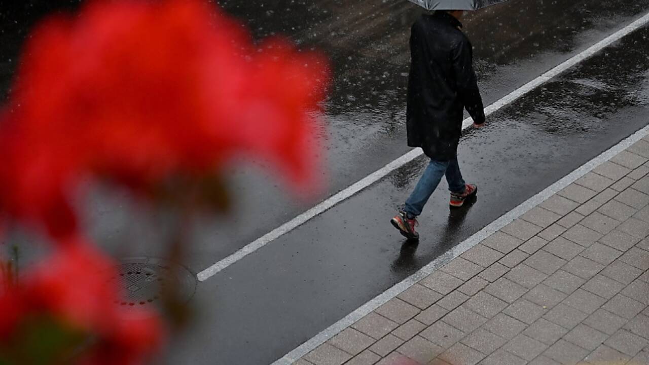 Der Regenschirm wird am Wochenende benötigt 