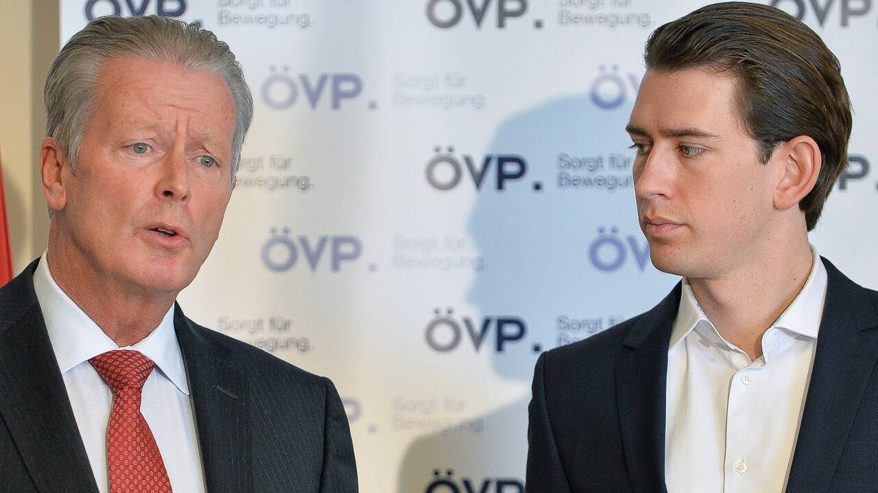 Vorgänger und Nachfolger? Reinhold Mitterlehner und Sebastian Kurz.  