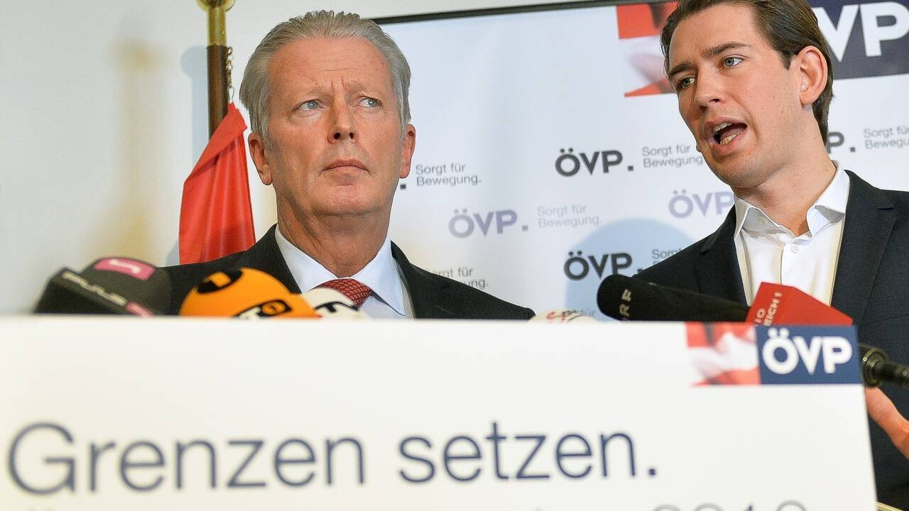 Vorgänger und Nachfolger? Reinhold Mitterlehner und Sebastian Kurz.  