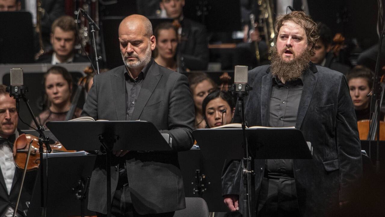 Florian Boesch und Allan Clayton warfen ihre Stimmen in den Dienst der Lyrik von Wilfred Owen. 