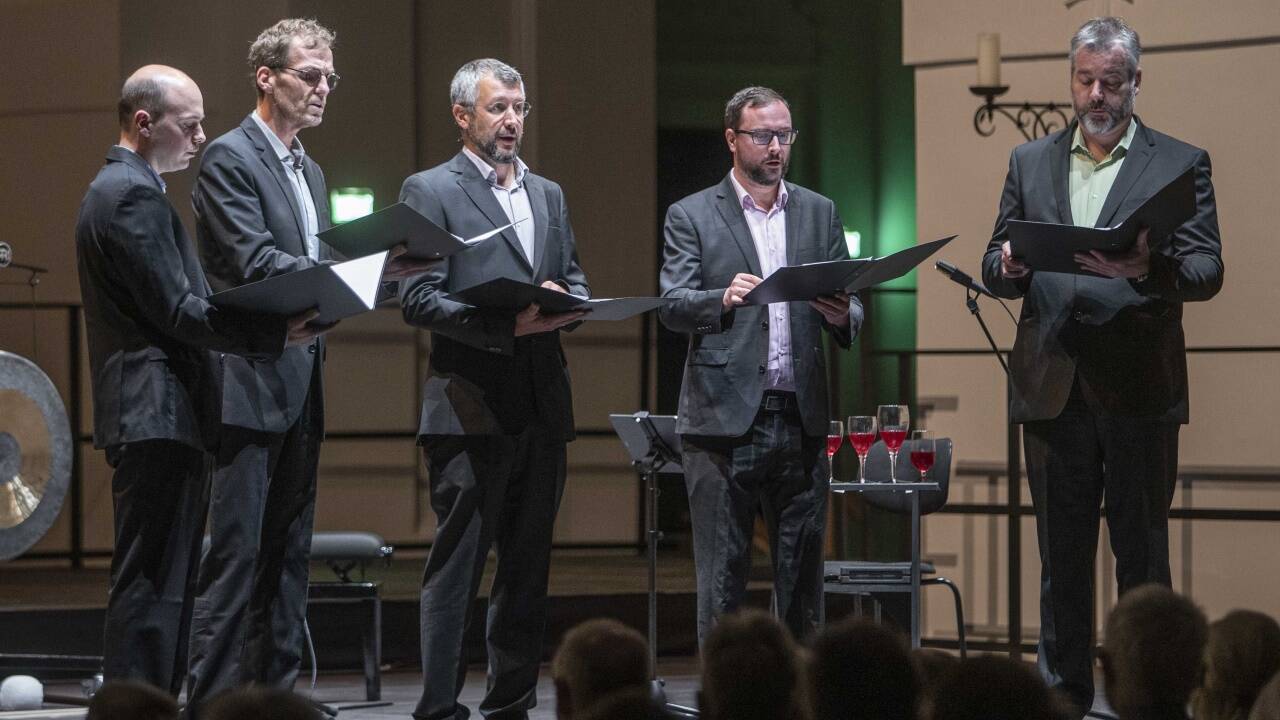 Das Ensemble Cinquecento gestaltete Vokalwerke von Josqin Desprez. 