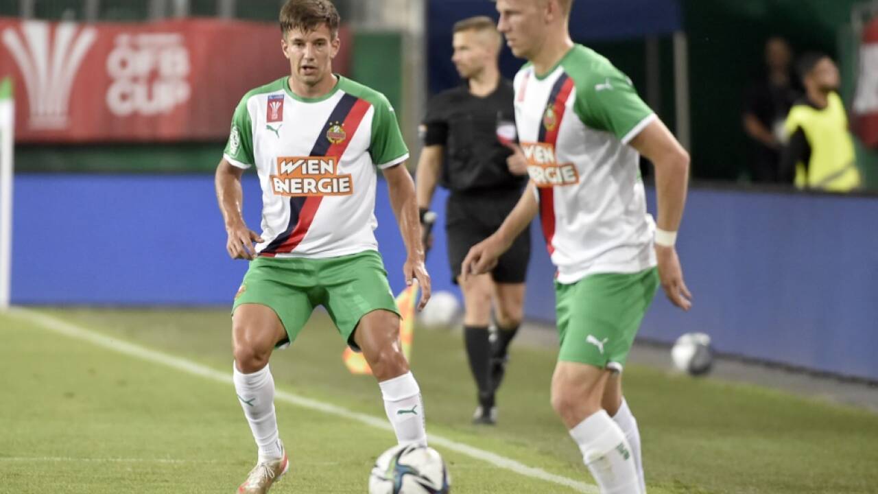 Marco Grüll (r.) und Jonas Auer - zwei der Rapid-Neuverpflichtungen 