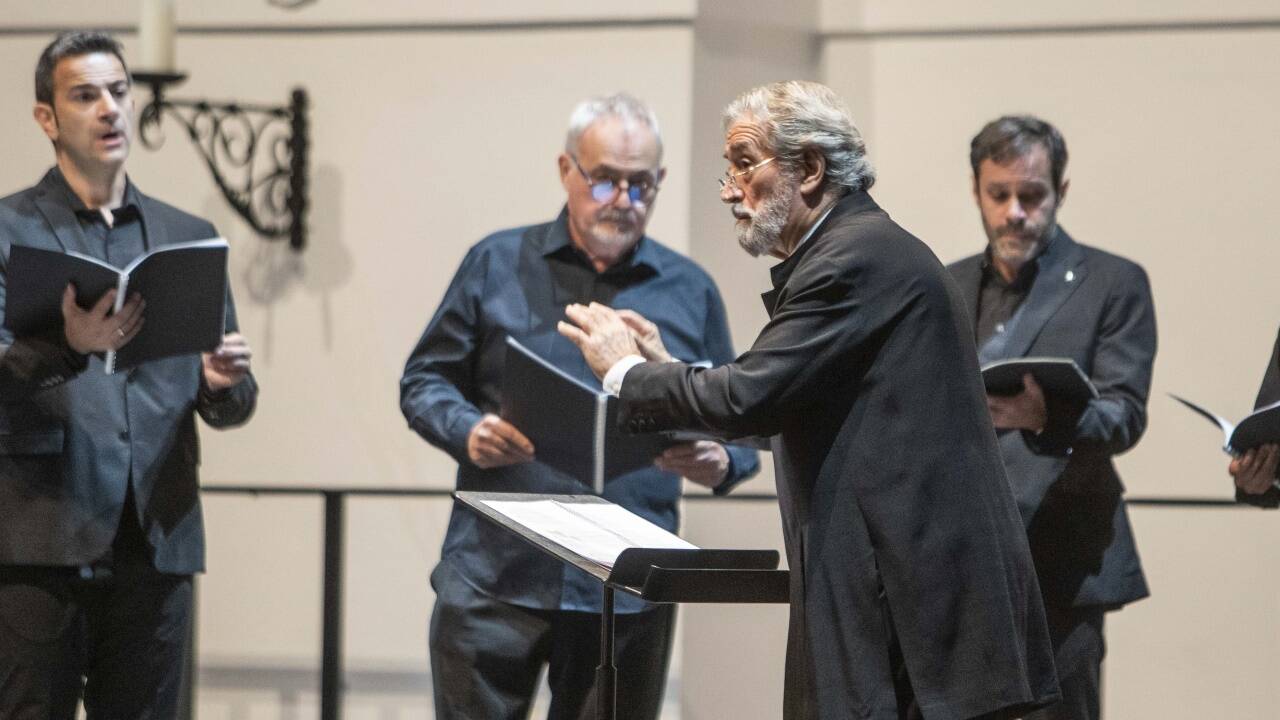 Jordi Savall brachte Musik von Cristobál de Morales zur Aufführung. 