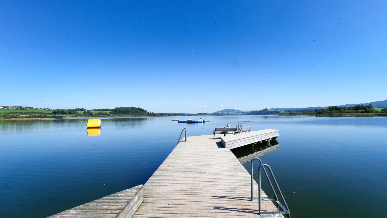 Die Wasserqualität des Wallersees wird sich verschlechtern, bis 2100 wird er immer öfter im Sommer kippen.  