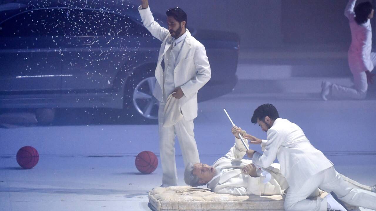 Szene aus der Fotoprobe der Oper 'Don Giovanni' am Donnerstag, 22. Juli 2021, im Großen Festspielhaus. 