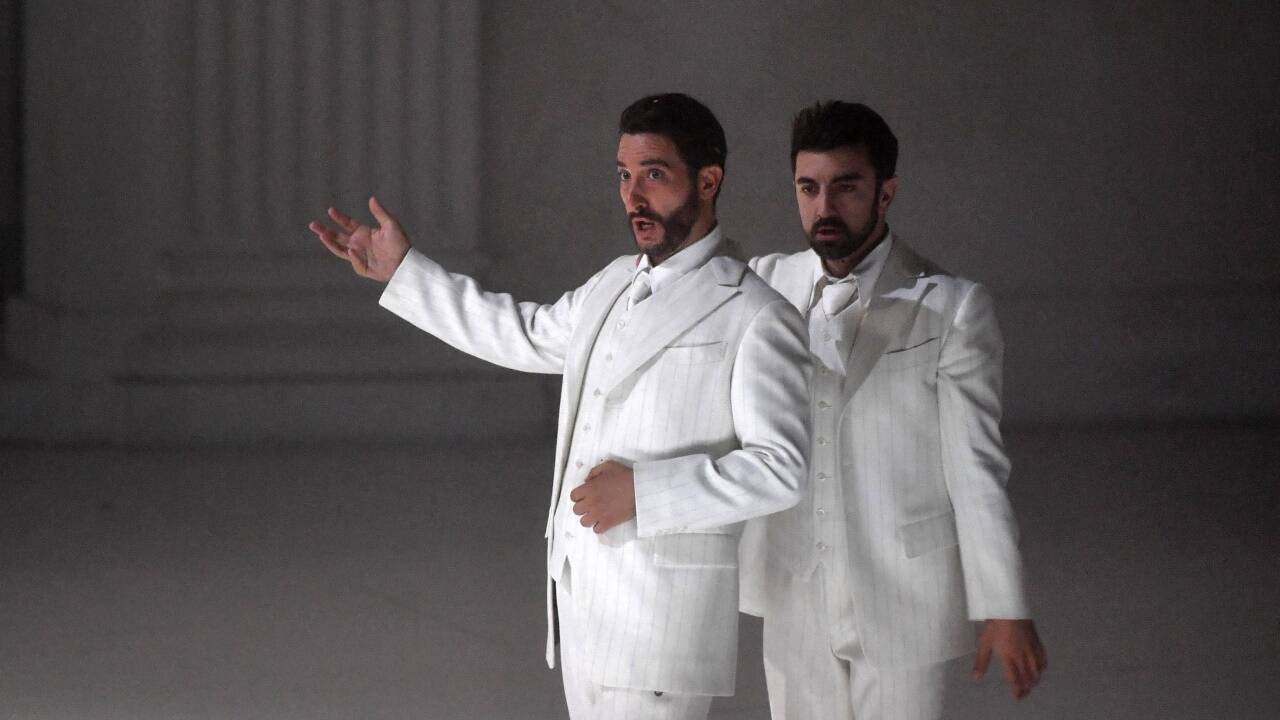 Szene aus der Fotoprobe der Oper 'Don Giovanni' am Donnerstag, 22. Juli 2021, im Großen Festspielhaus. 