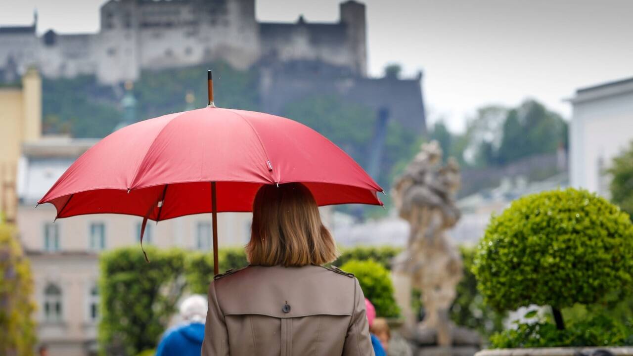 Der typische Salzburger Schnürlregen wird ausgehen. Der typische Salzburger Schnürlregen wird ausgehen.